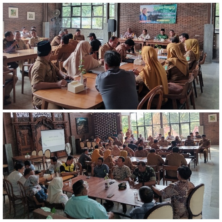 Pemkab ,Kadis DLH ,beserta Instansi terkait duduk bareng cari solusi  adanya pencemaran limbah.