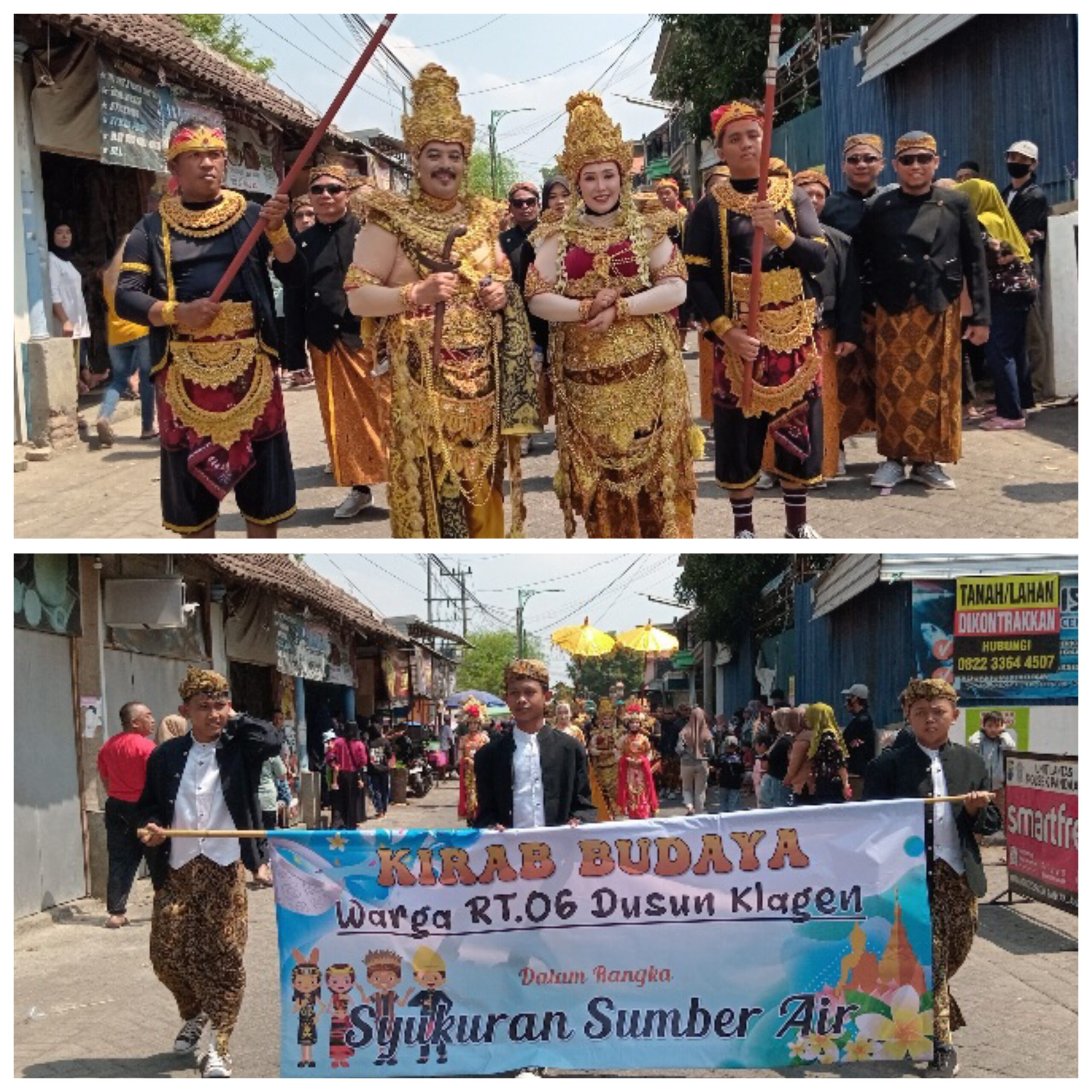 Dusun Klagen Desa Durensewu, Gelar Syukuran Sumber bersama warga.