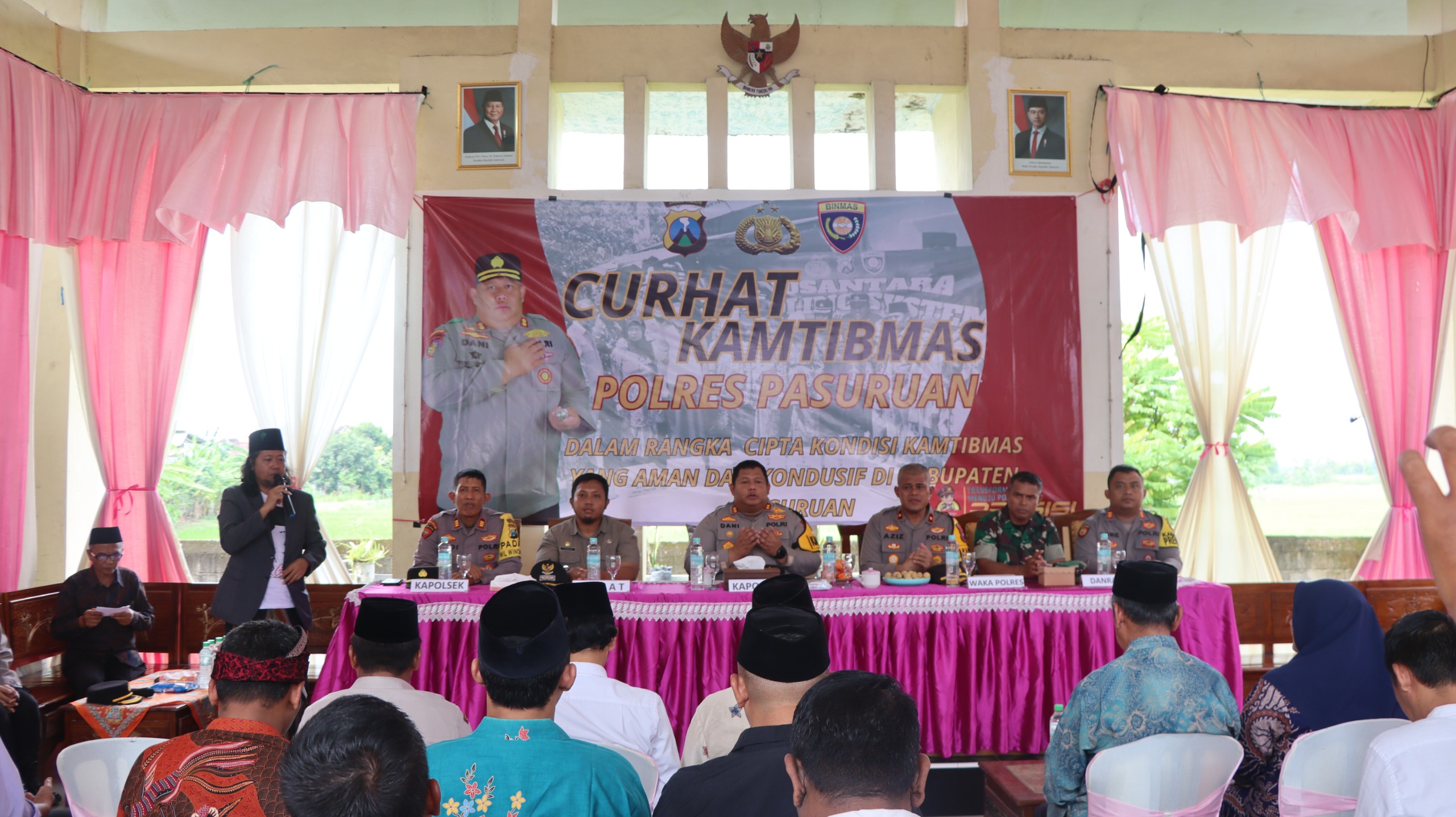 Duduk Bersama Warga Winongan, Kapolres Pasuruan Bahas Keamanan Hingga Ketahanan Pangan