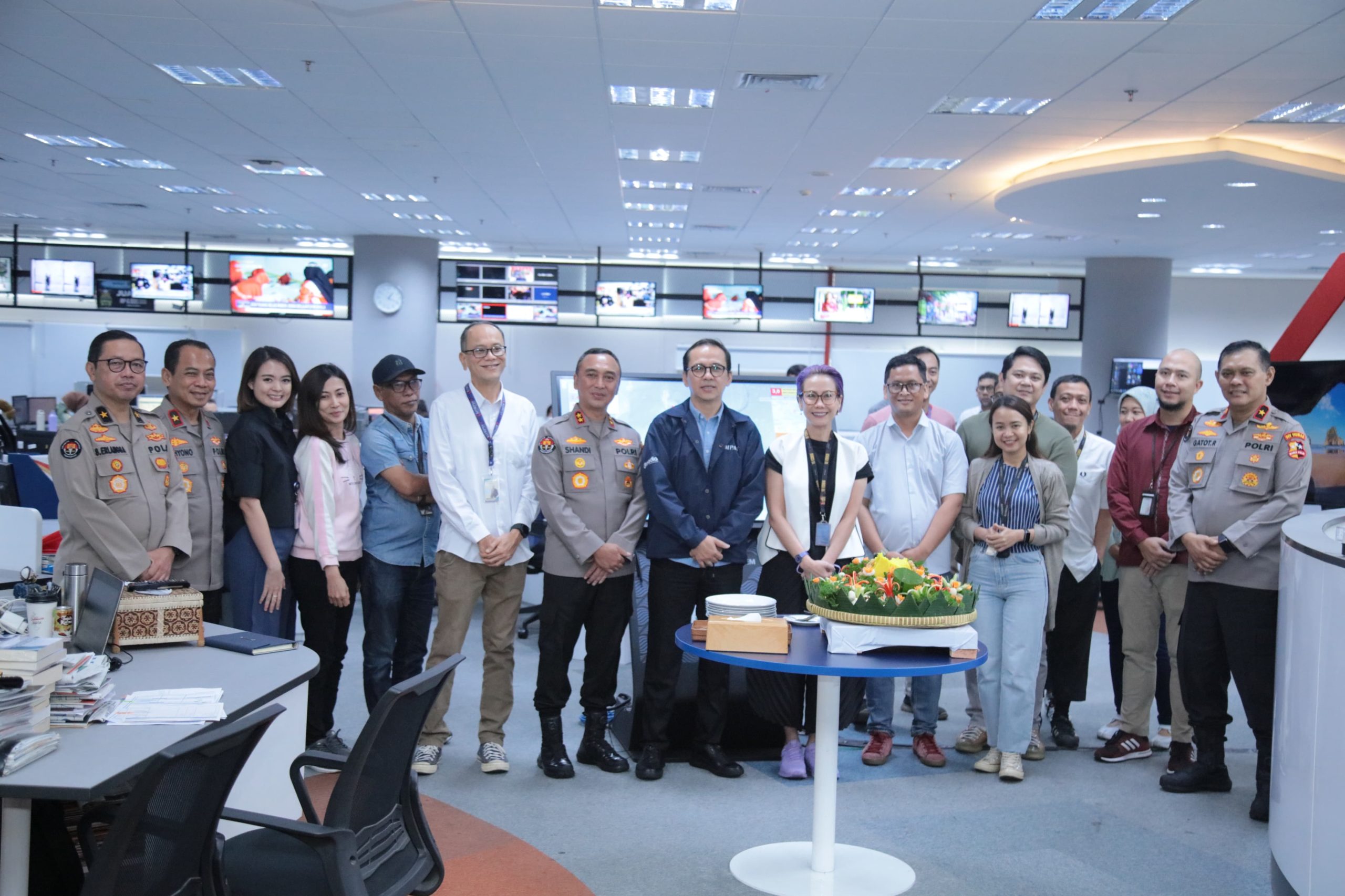 Media Visit ke Kompas Gramedia, Kadivhumas Perkuat Sinergitas